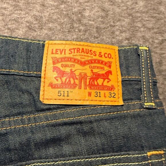 Levis 511 jeans men’s 31x32 blue Slim Fit stretch flex comfort denim nice! - Picture 3 of 11